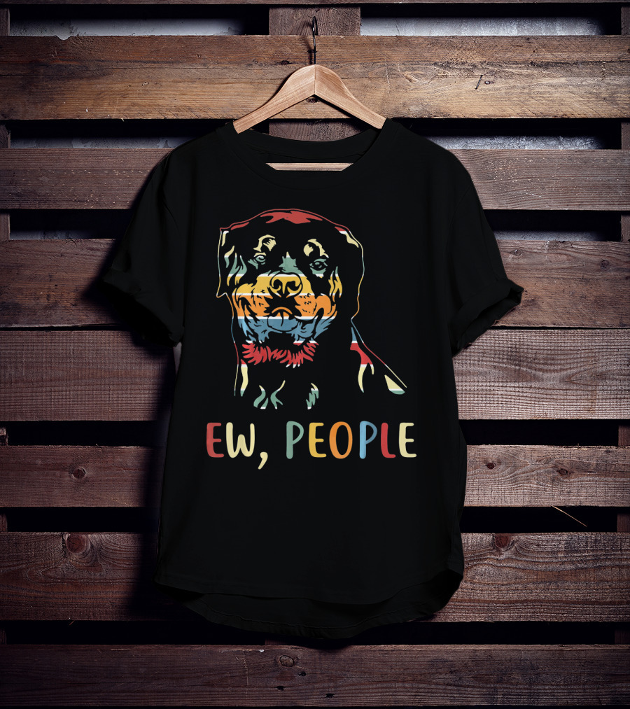 Ew People Rottweiler Multicolor T-Shirt
