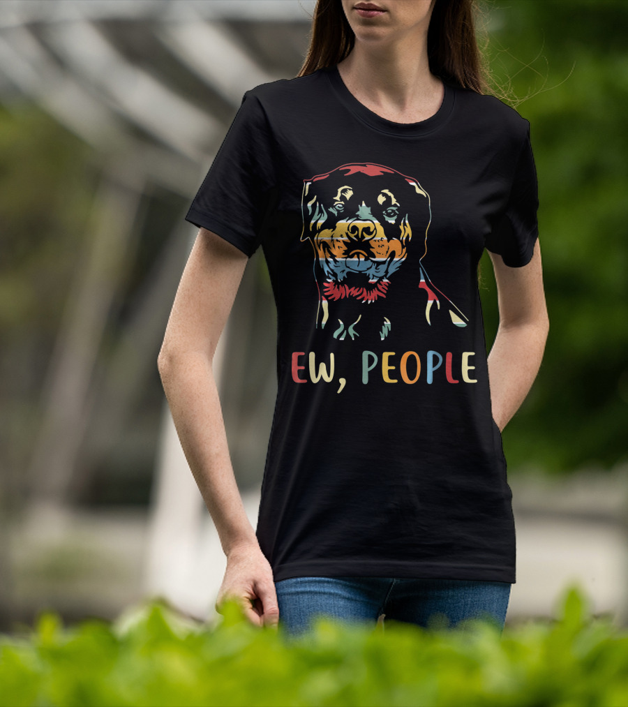 Ew People Rottweiler Multicolor T-Shirt
