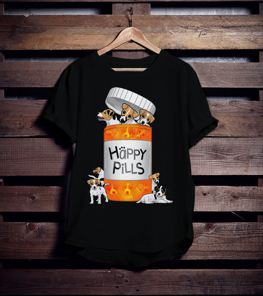 Happy Pills Jack Russell Terrier T-Shirt
