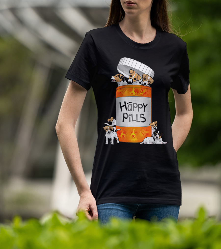 Happy Pills Jack Russell Terrier T-Shirt