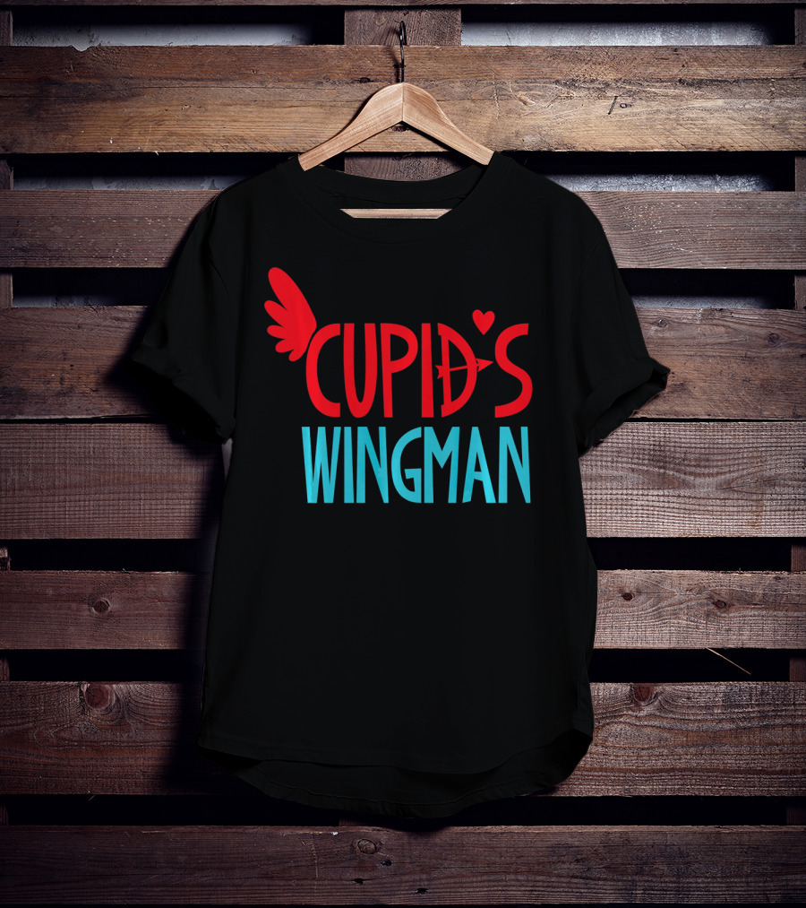 Cupid's Wingman Funny Valentine's Day T-Shirt