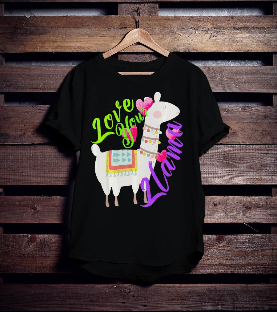 Love Your Llama Cute T-Shirt