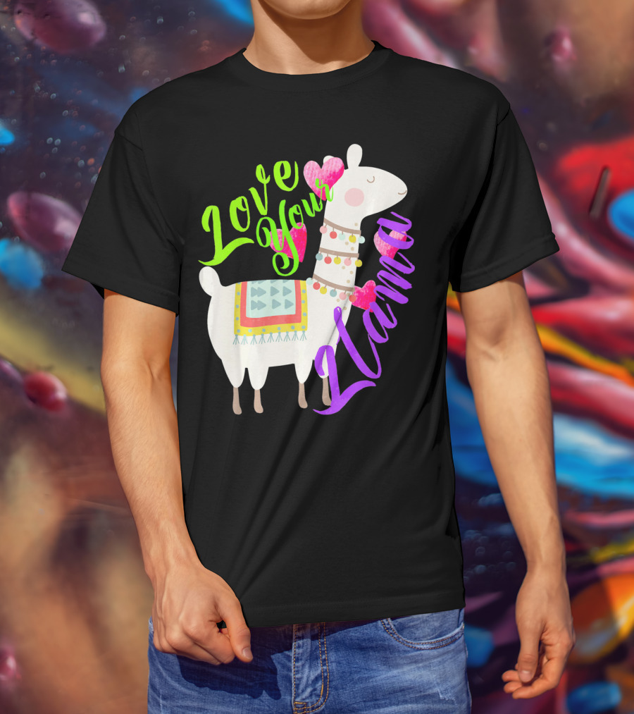 Love Your Llama Cute T-Shirt