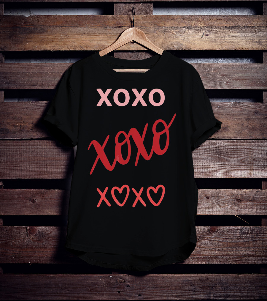 Cute Valentine XOXO Heart XOXO Valenti T-Shirt