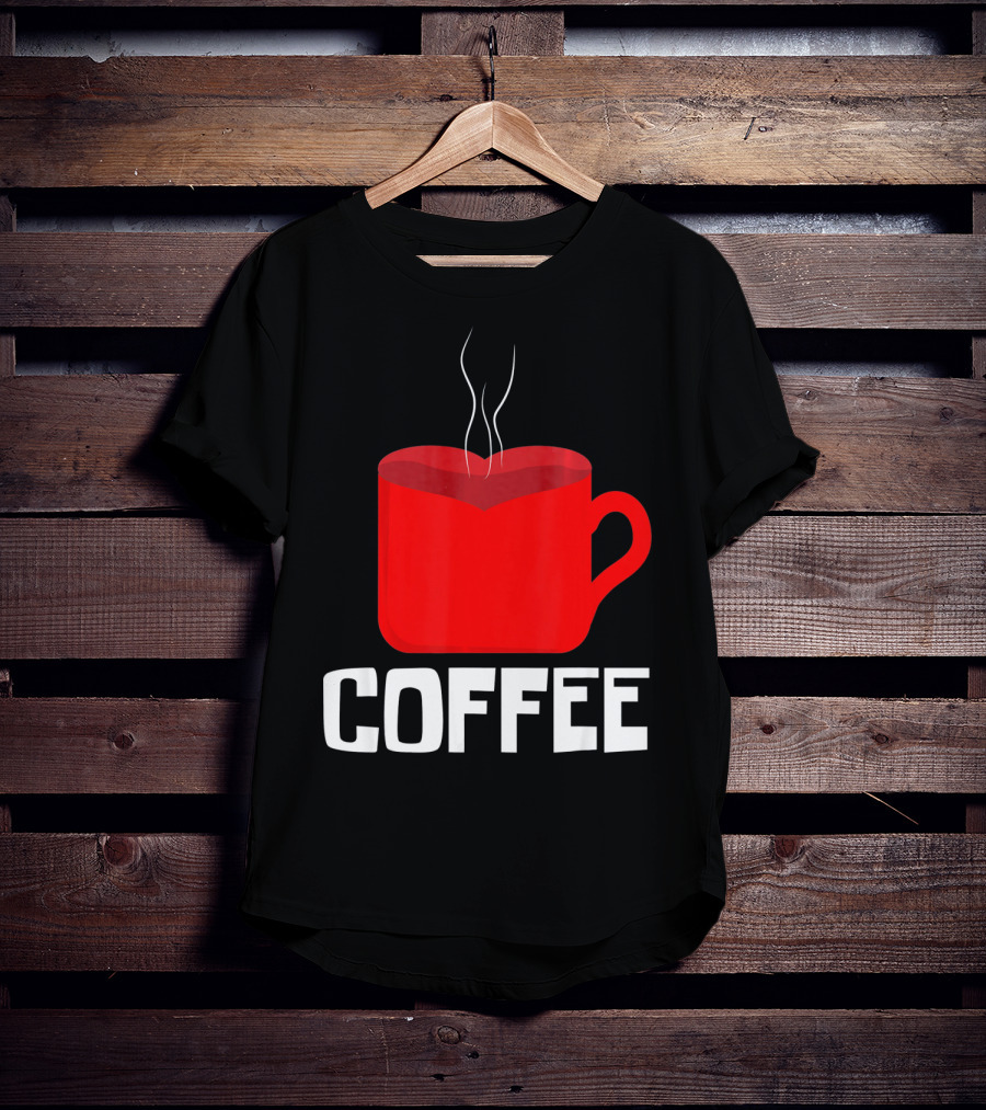 Funny Valentines Coffee Heart Mug Valentine's Day T-Shirt