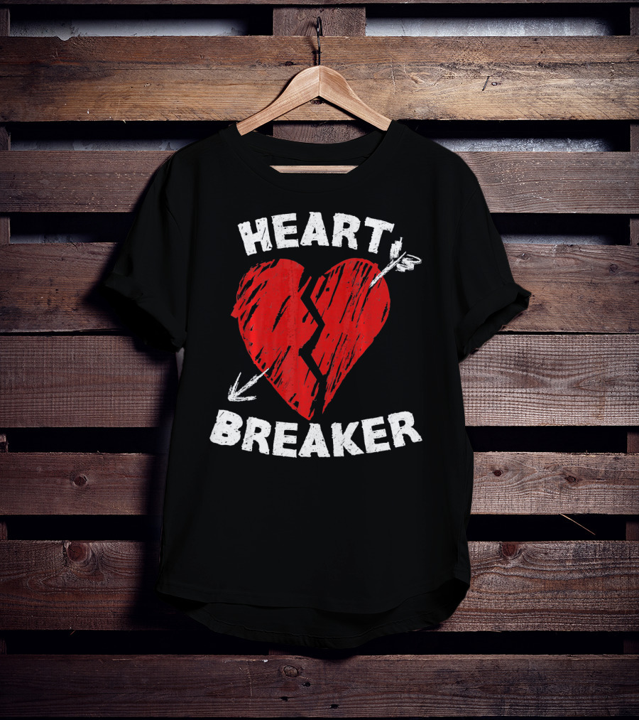 Heartbreaker Valentines Day Idea Heart T-Shirt