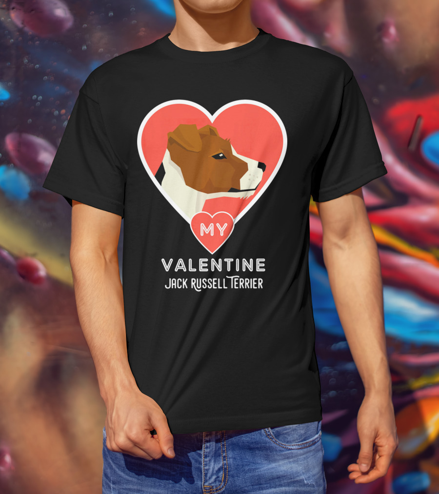 My Valentine Jack Russell Terrier T-Shirt