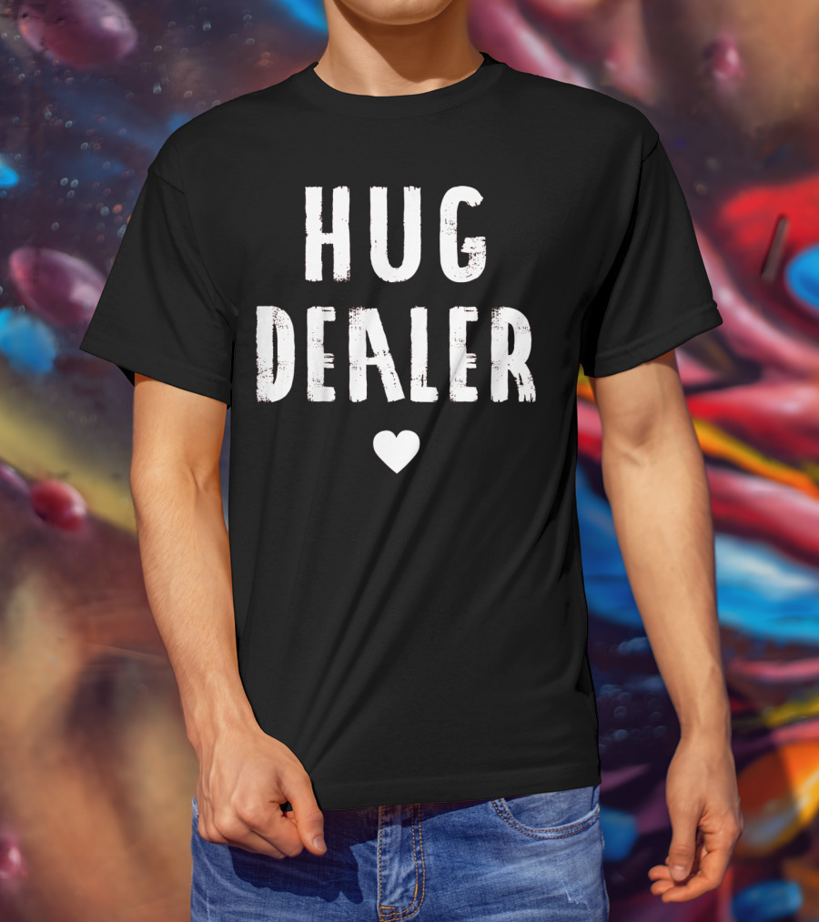 Kids Valentine's Day Hug Dealer Heart T-Shirt