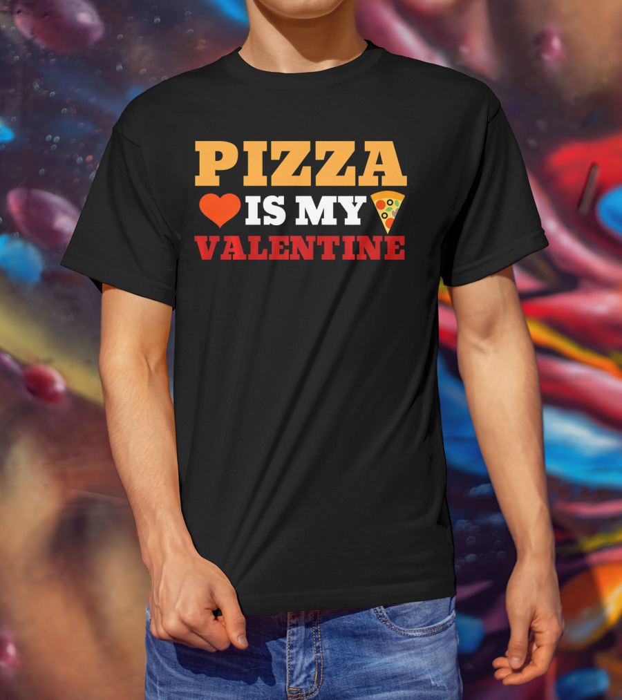 Pizza Heart Is My Slice Valentine T-Shirt