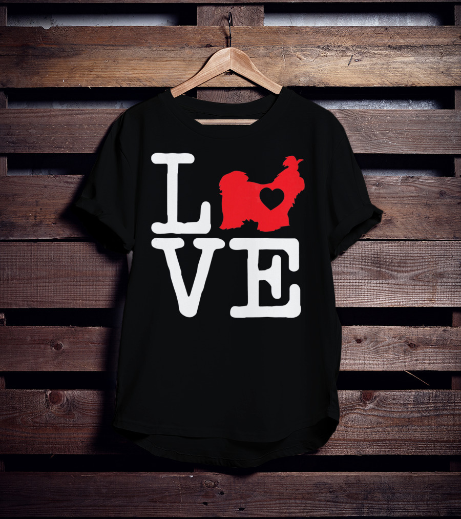LOVE Shih Tzu Valentine's Day Rottie T-Shirt