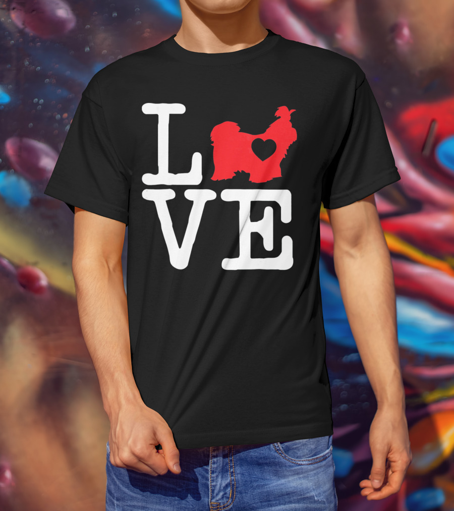 LOVE Shih Tzu Valentine's Day Rottie T-Shirt