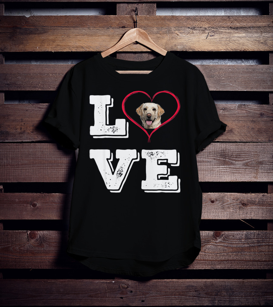 Labrador Retriever Love Heart T-Shirt