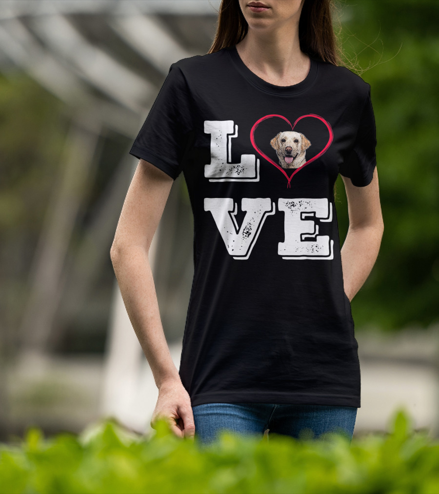 Labrador Retriever Love Heart T-Shirt