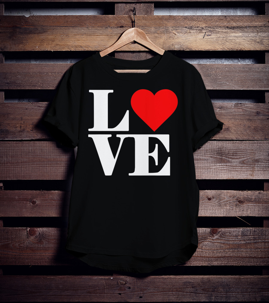 LOVE Heart Valentine's Day Iconic Romantic T-Shirt
