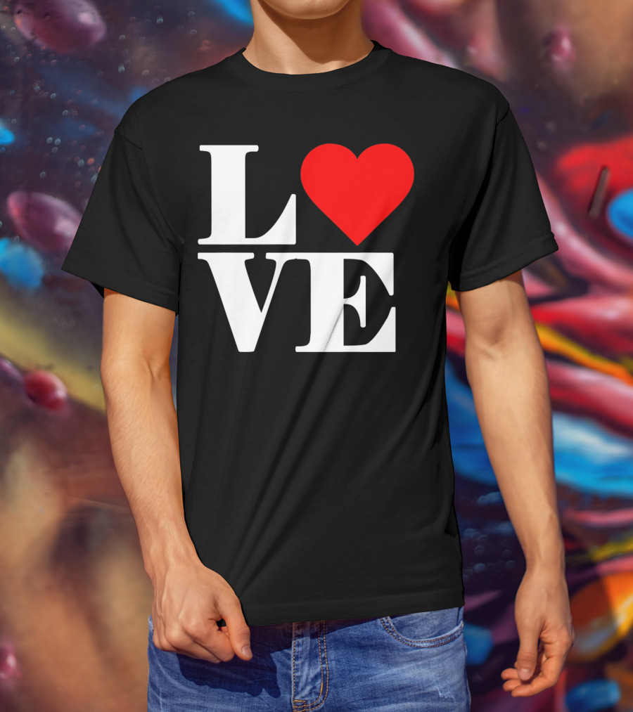LOVE Heart Valentine's Day Iconic Romantic T-Shirt