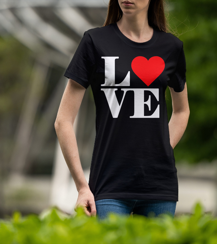 LOVE Heart Valentine's Day Iconic Romantic T-Shirt