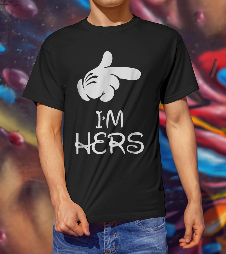 I'm Hers Funny Couple Valentine's Day Mens T-Shirt