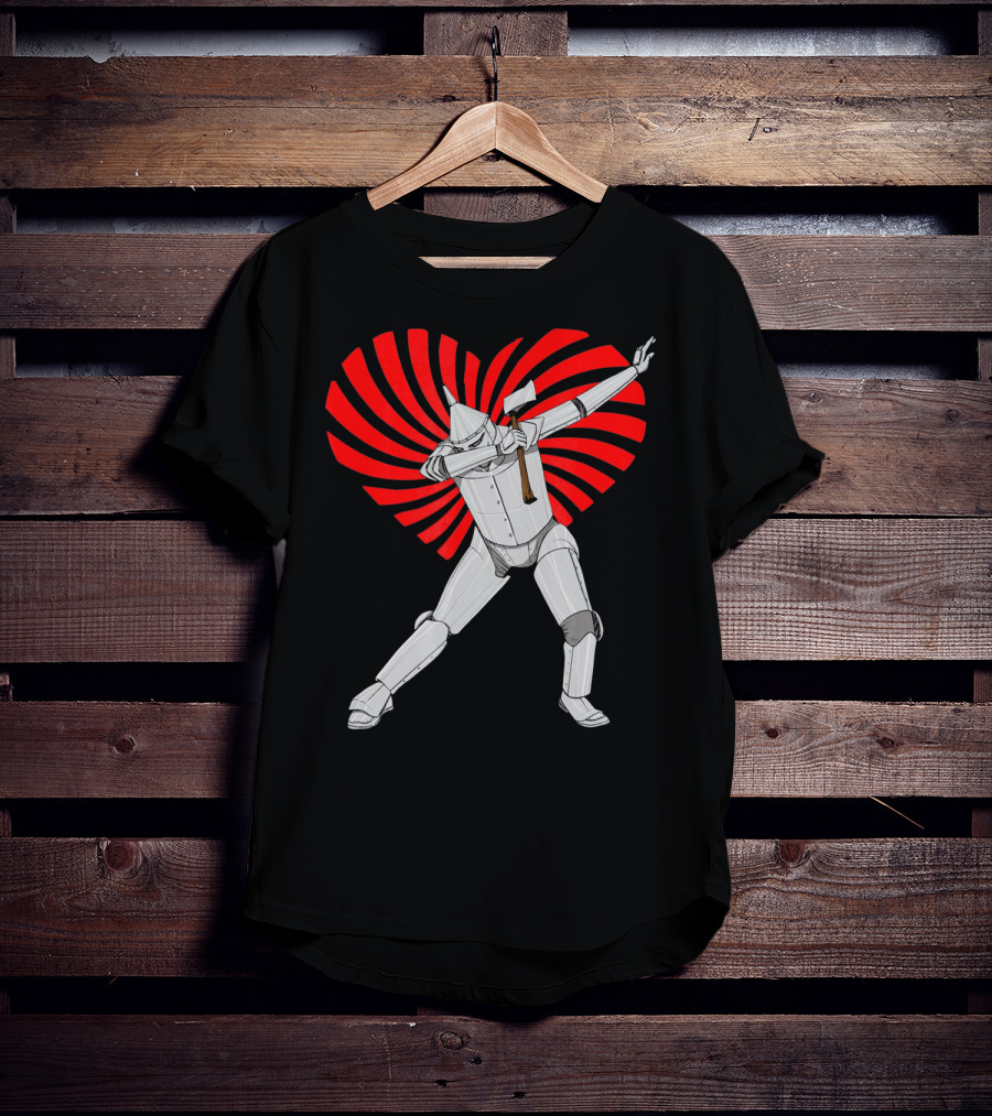 Wizard Of Oz Tin Man Swirl Dab Dance T-Shirt