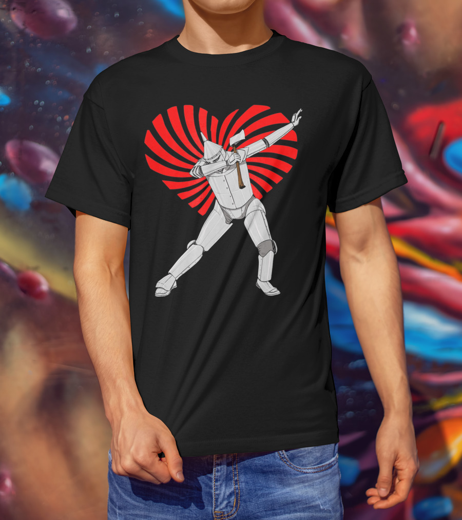 Wizard Of Oz Tin Man Swirl Dab Dance T-Shirt