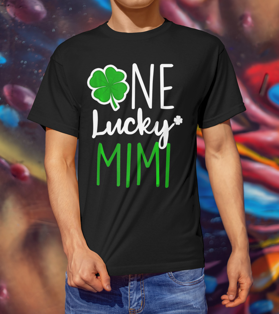 One Lucky Mimi St Patricks Day Shamrock T-Shirt