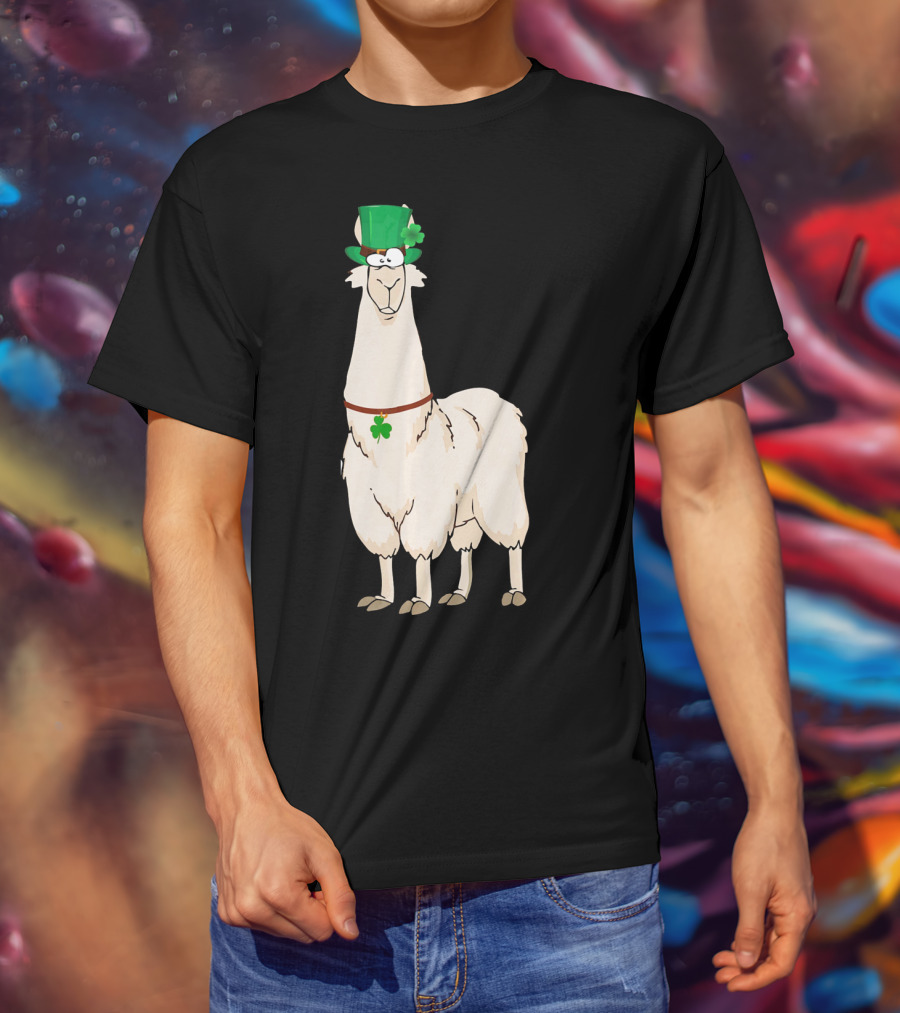 Leprechaun Costume Alpaca St Patrick's Day T-Shirt