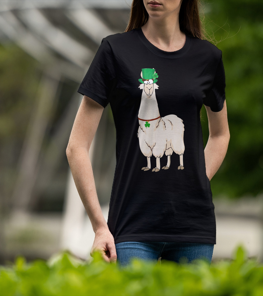 Leprechaun Costume Alpaca St Patrick's Day T-Shirt