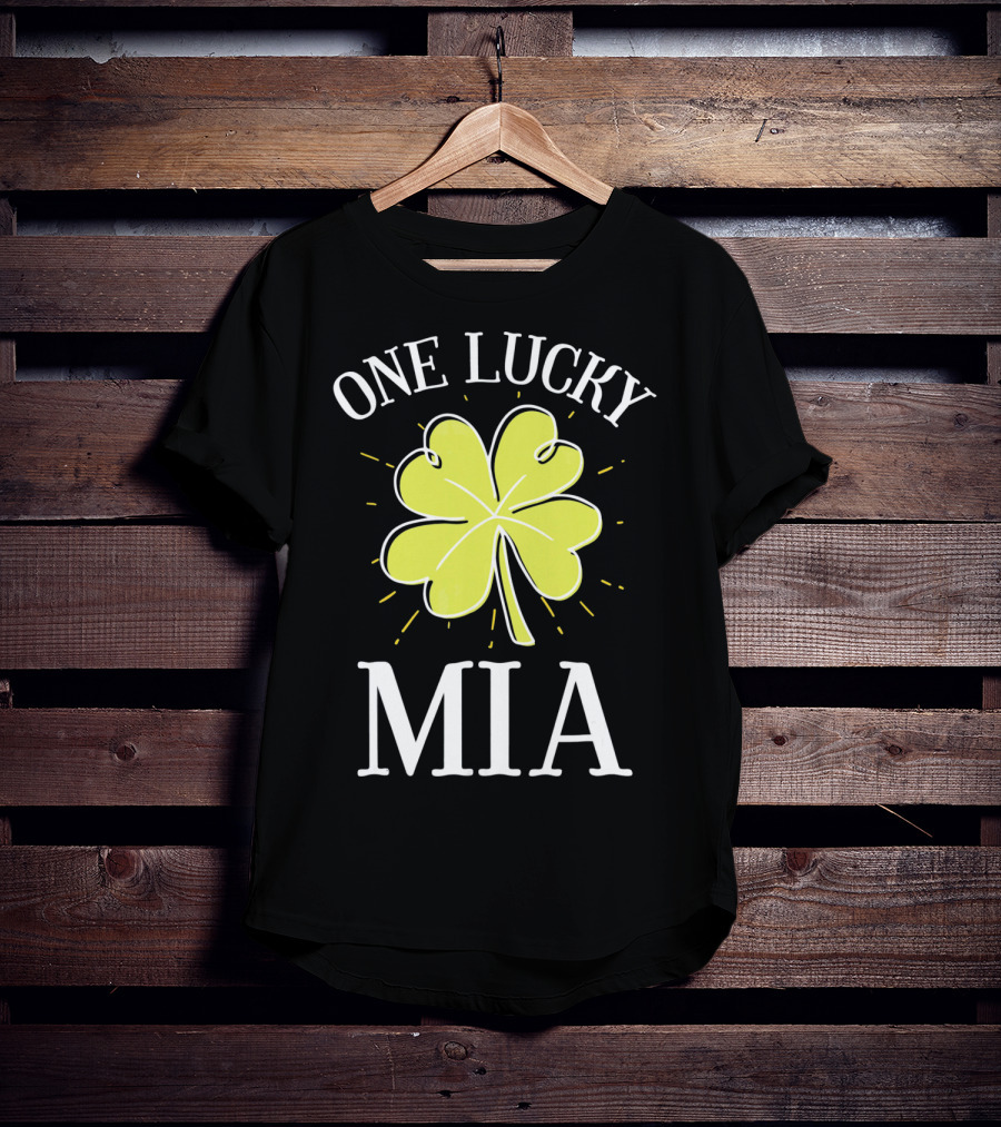 One Lucky Mia St. Patrick's Day Shamrock T-Shirt