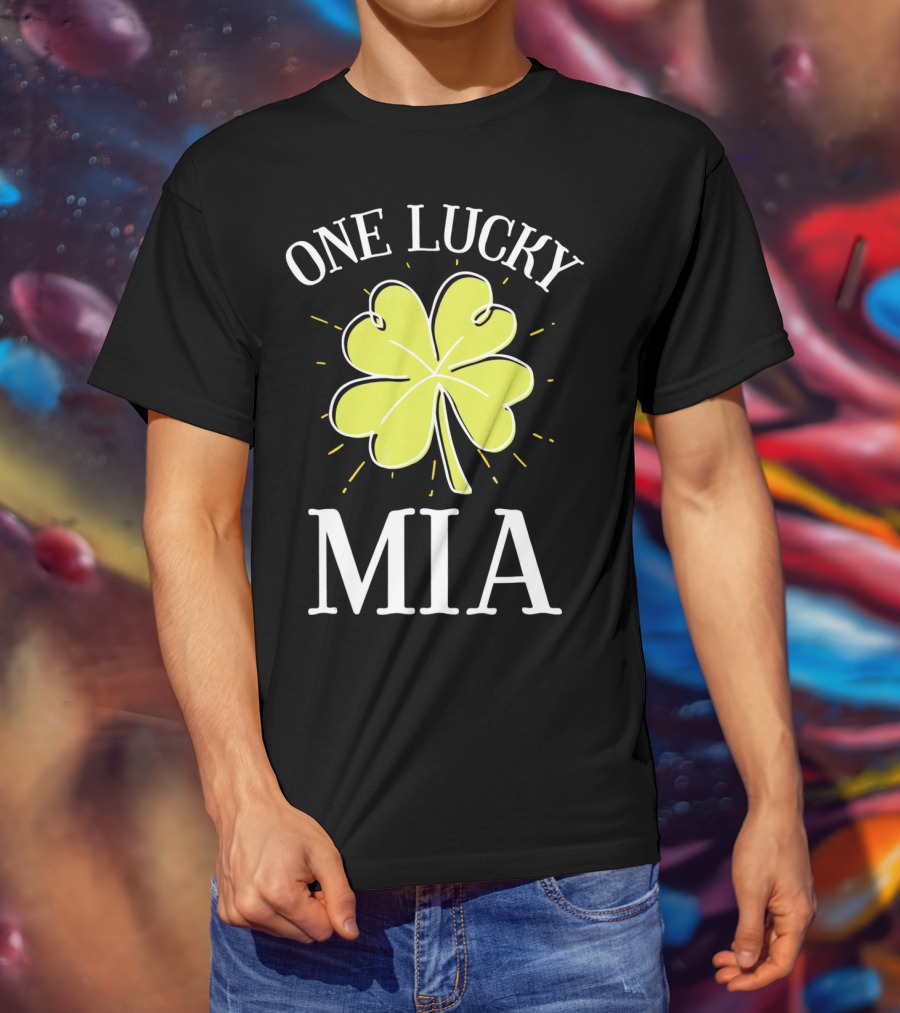 One Lucky Mia St. Patrick's Day Shamrock T-Shirt