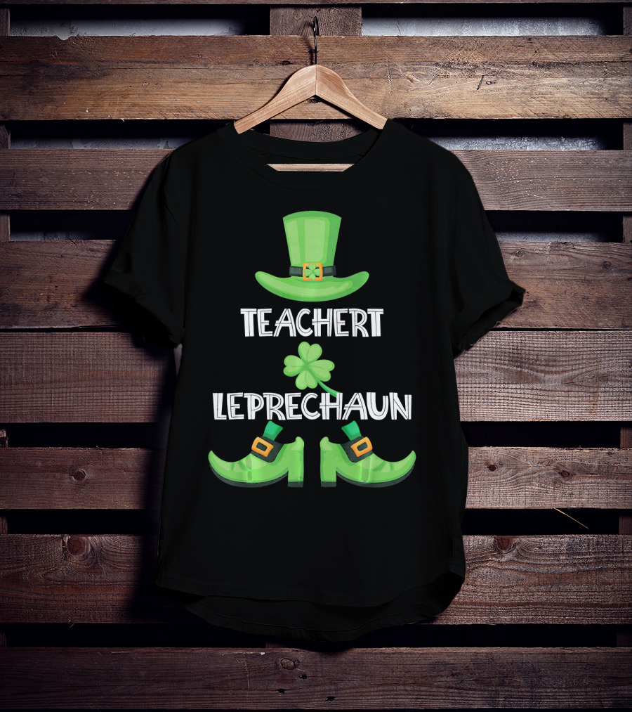 Teacher Leprechaun St. Patrick's Day Family Matching Group T-Shirt