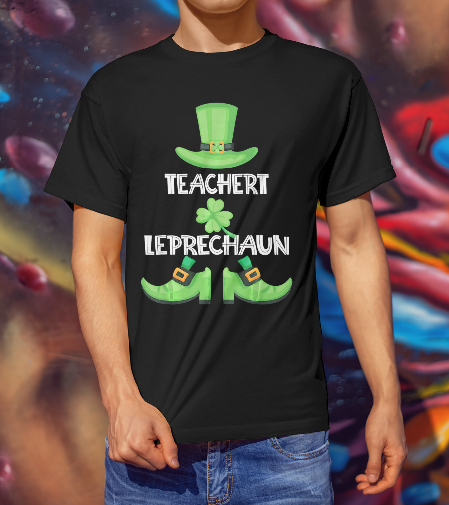 Teacher Leprechaun St. Patrick's Day Family Matching Group T-Shirt