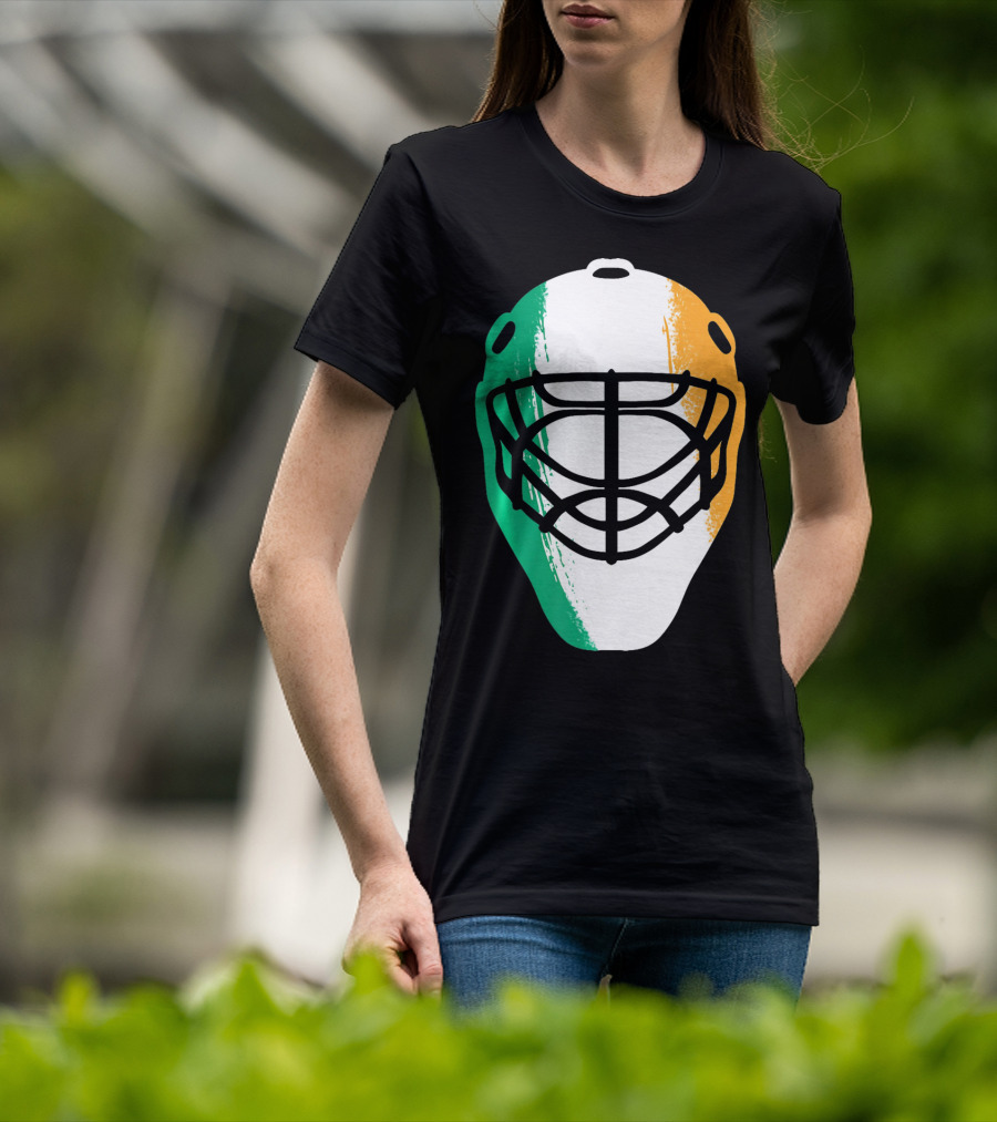 St Patricks Day Irish Hockey Mask T-Shirt