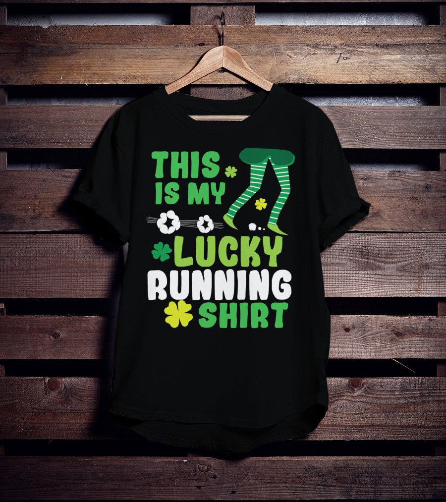 This Is My Lucky Running Shirt St Patricks Day 5k T-Shirt