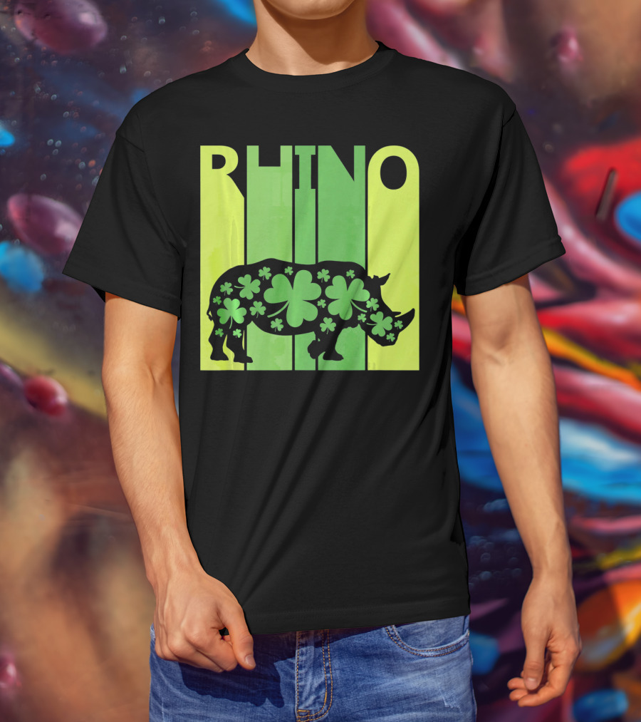 Lucky Clover Rhino T-Shirt