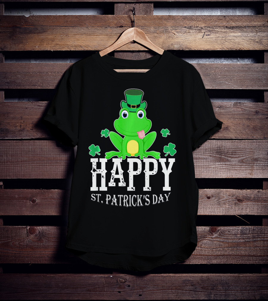 Happy St. Patrick's Day Irish Frog T-Shirt
