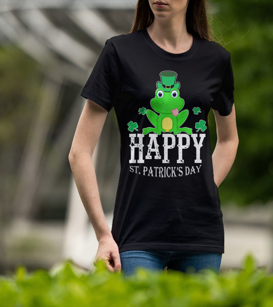 Happy St. Patrick's Day Irish Frog T-Shirt