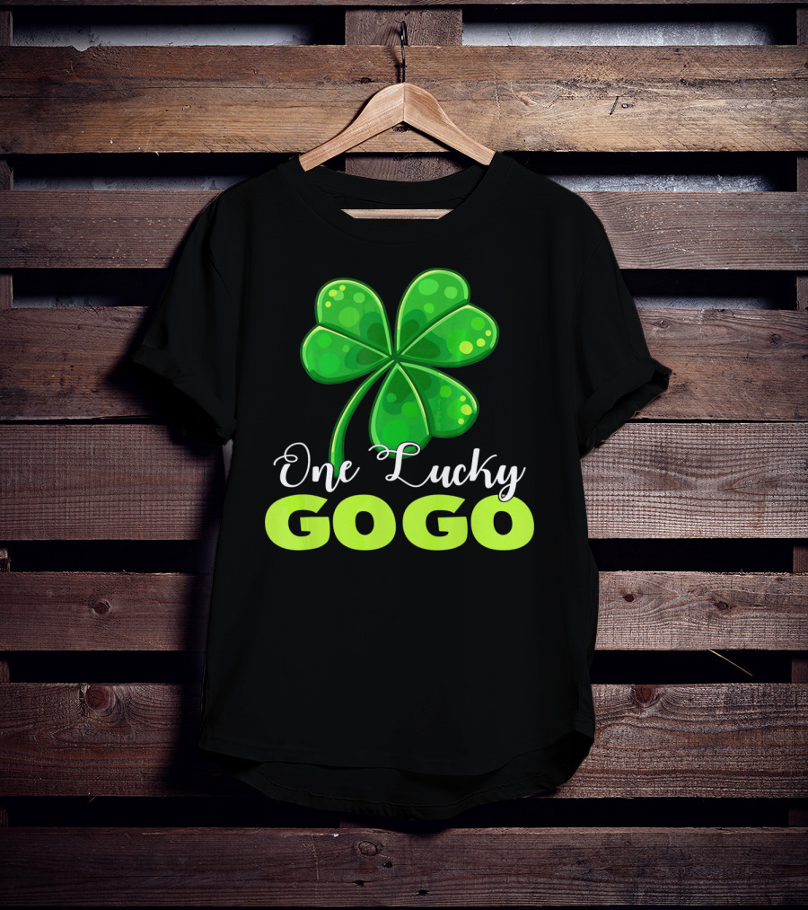 One Lucky Gogo Clover T-Shirt