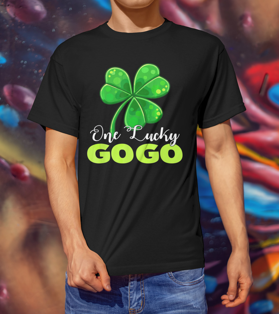 One Lucky Gogo Clover T-Shirt