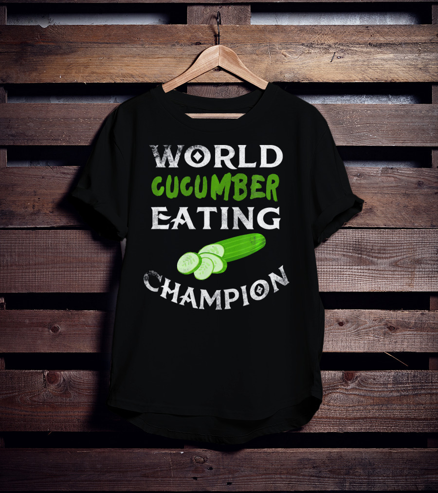 World Cucumber Eating Champion T-Shirt