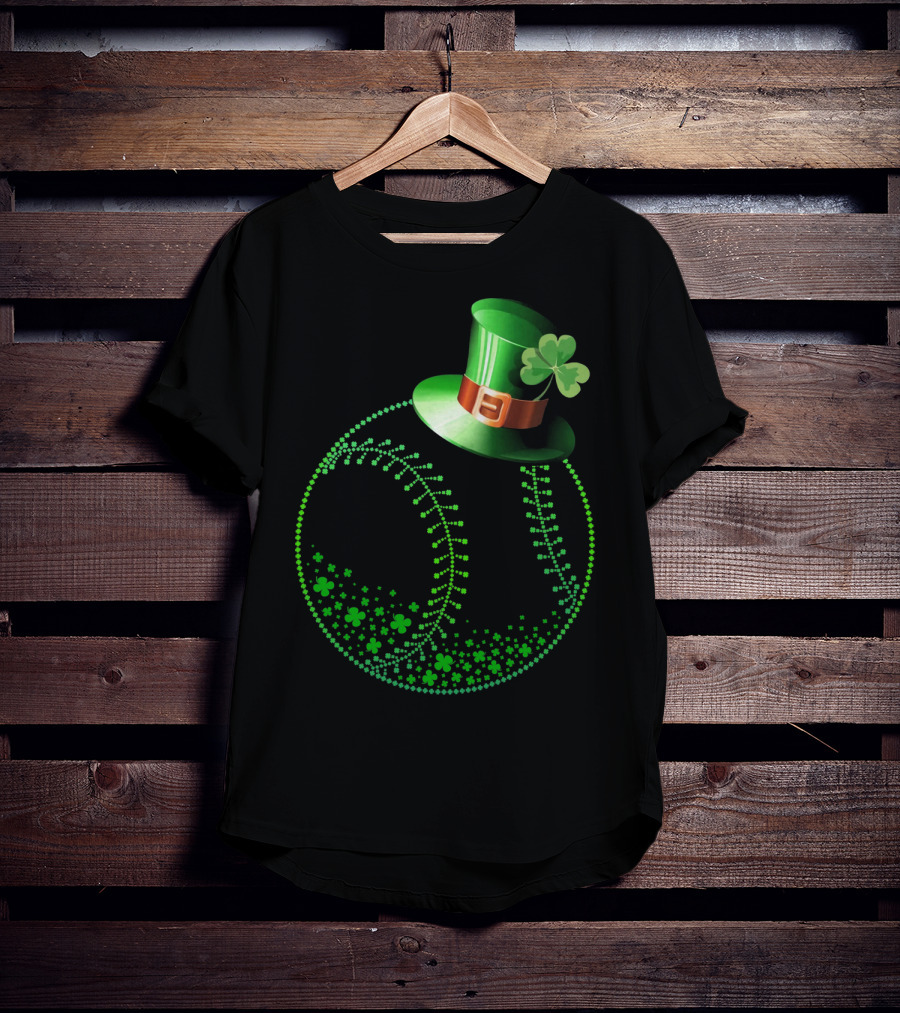 Saint Patricks Day Irish Shamrock Baseball Hat T-Shirt