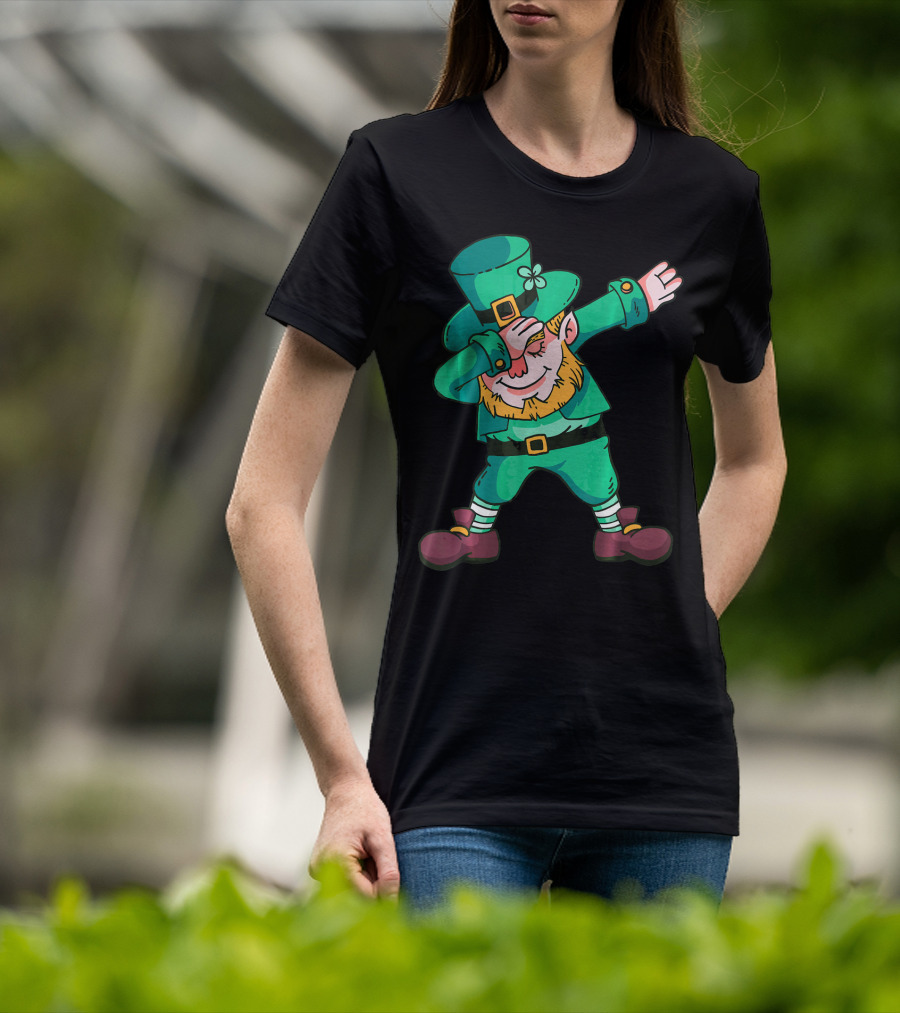 Dabbing Leprechaun St. Patricks Day Irish T-Shirt