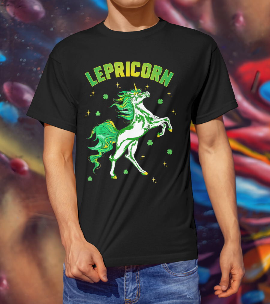 Lepricorn Unicorn St Patricks Day Girls T-Shirt
