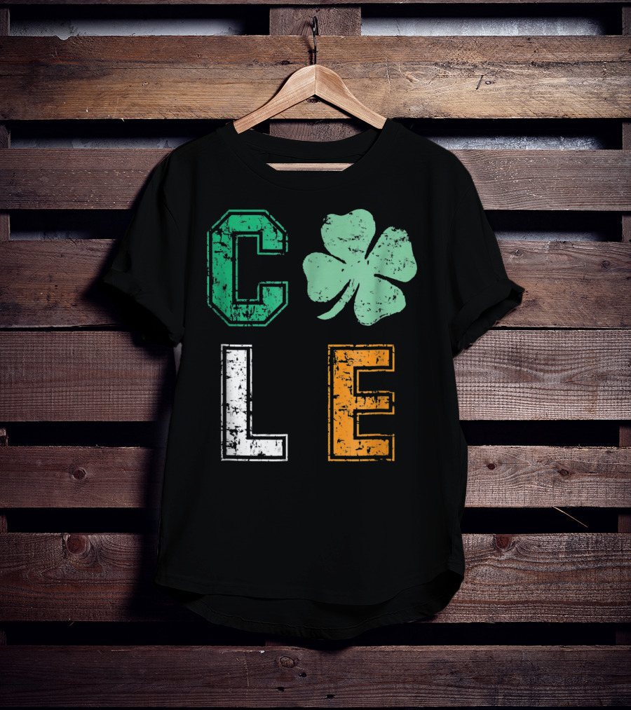 CLE Shamrock Irish Colors St. Patrick's Day T-Shirt