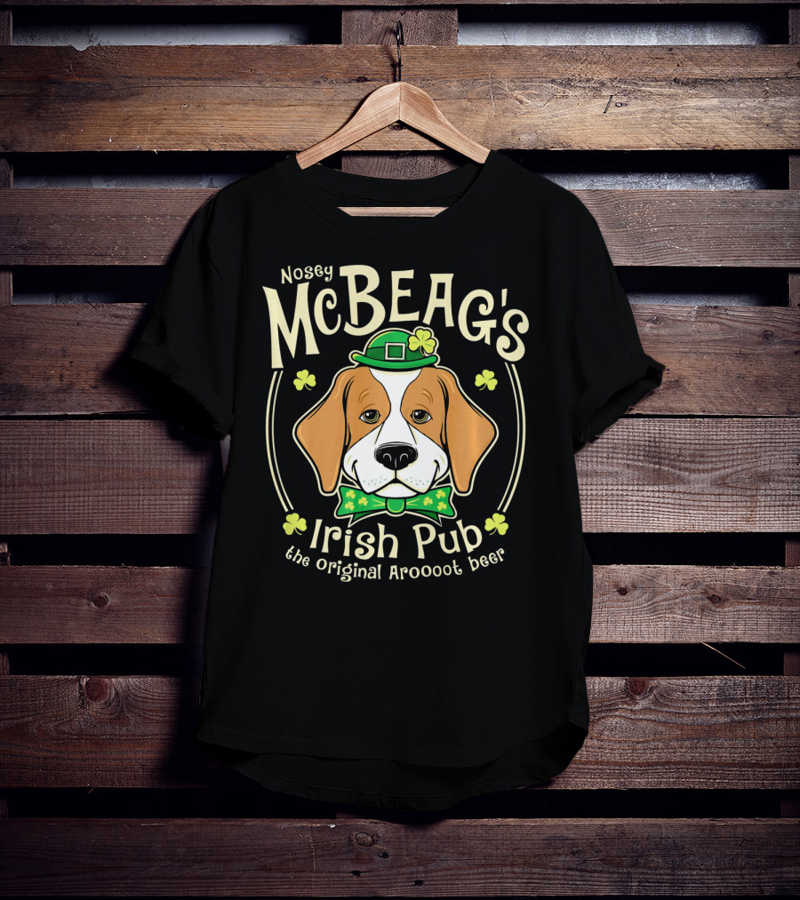 Nosey McBeag's Irish Pub The Original Aroooot Beer T-Shirt