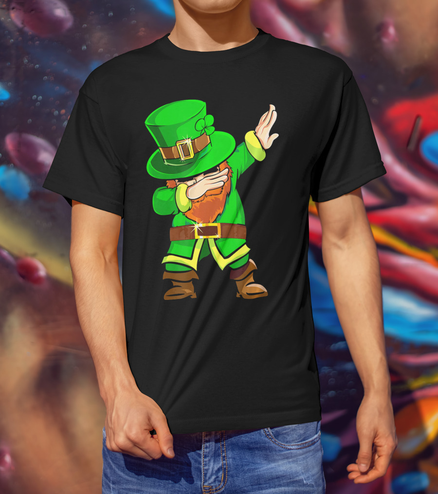 Dabechaun Leprechaun Dabbing Funny St. Patrick's Day T-Shirt