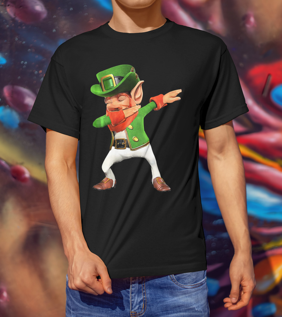 Dabbing Leprechaun St Patrick's Day T-Shirt