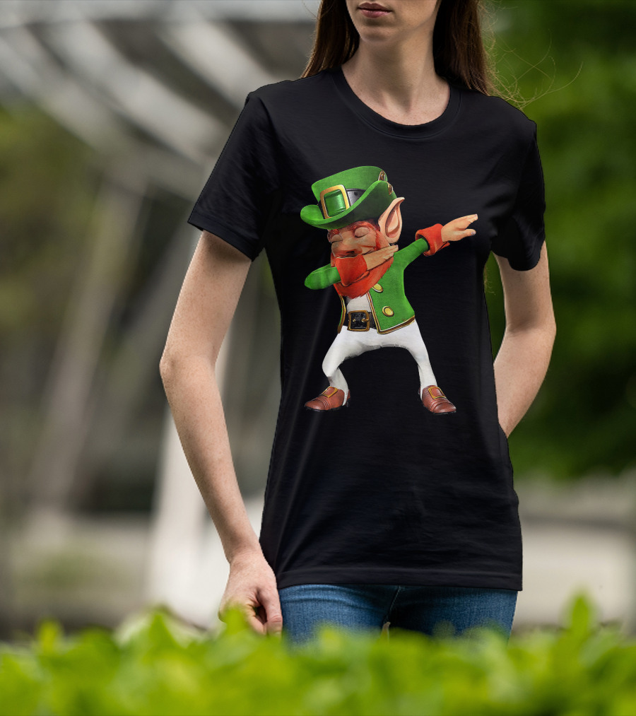 Dabbing Leprechaun St Patrick's Day T-Shirt
