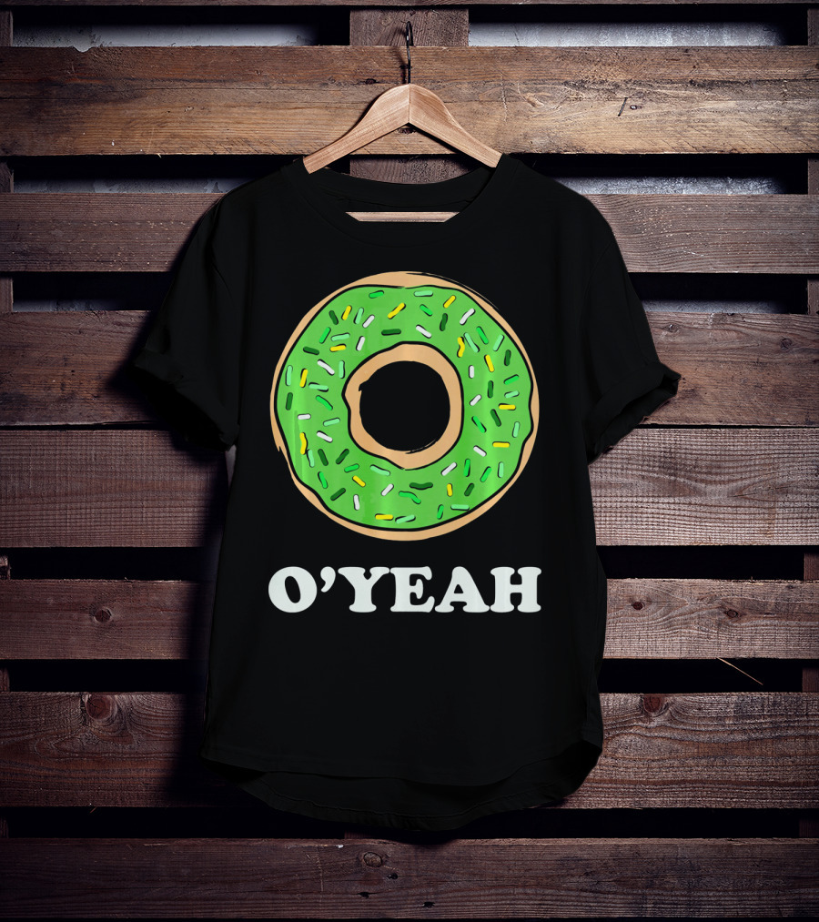 O'Yeah Green Donut T-Shirt