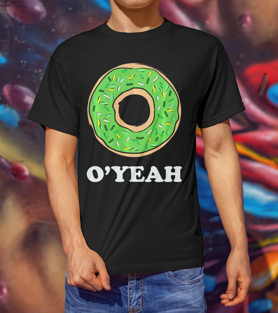 O'Yeah Green Donut T-Shirt