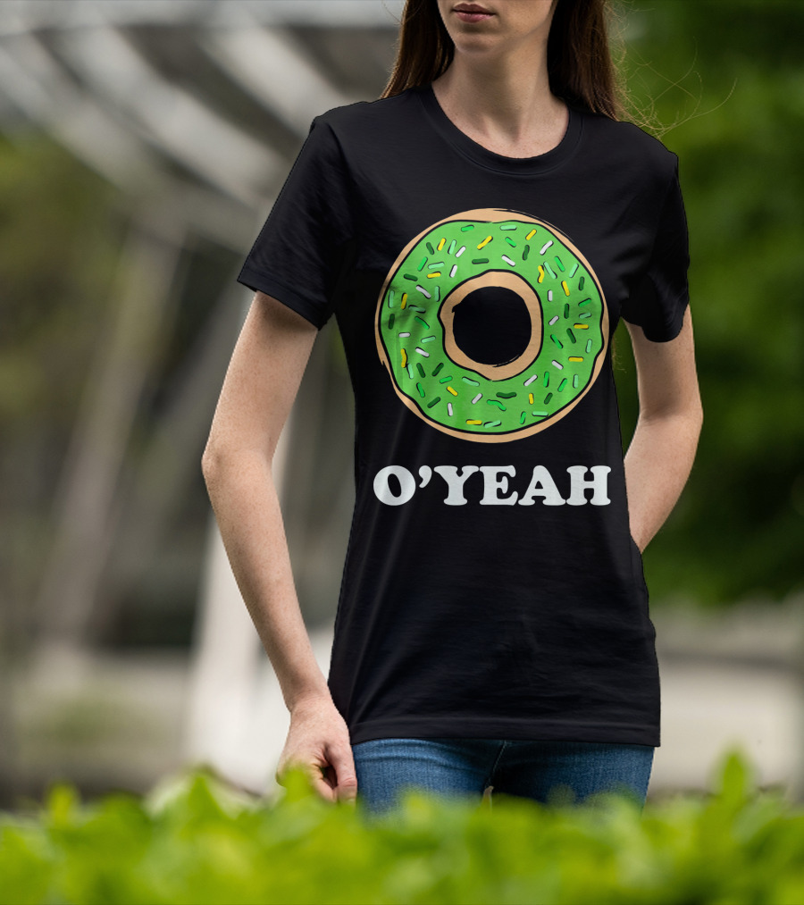 O'Yeah Green Donut T-Shirt