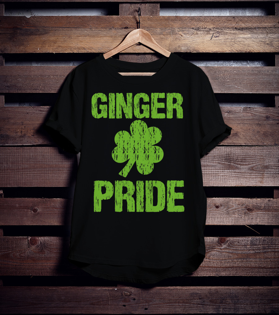 Ginger Pride Shamrock St. Patrick's Day Iconic T-Shirt